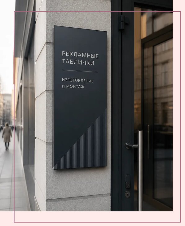 Рекламные таблички в Йошкаре-Ола по цене от 4602 р. | Аванза-Шкр