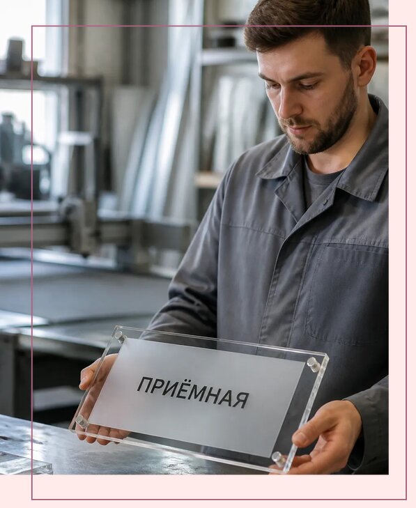 Таблички из оргстекла на заказ в Йошкаре-Ола от 3988 р. | Аванза-Шкр
