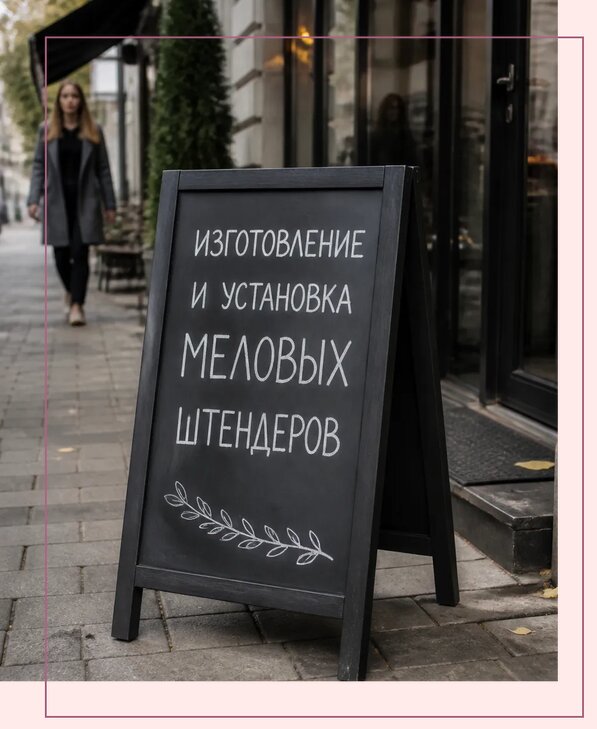 Меловые штендеры в Йошкаре-Ола по цене от 6647 р. | Аванза-Шкр